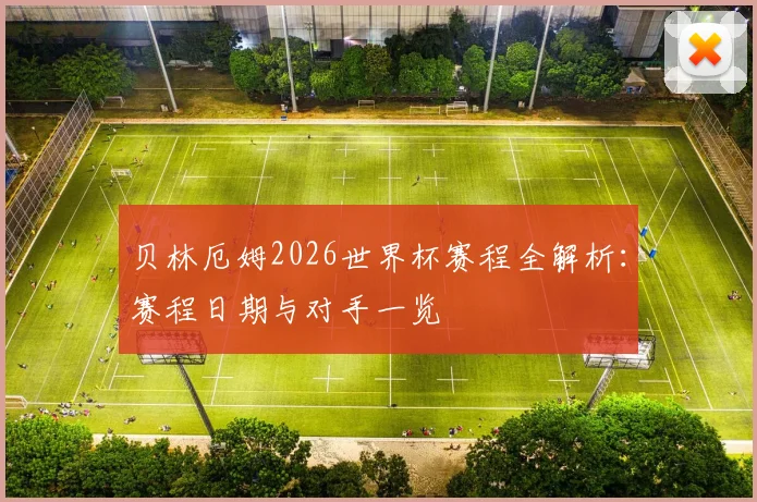 贝林厄姆2026世界杯赛程全解析：赛程日期与对手一览